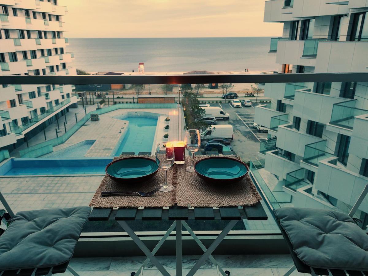 Studio Cornelia Seaview Spa&Pool In Infinity Beach Resort Mamaia Exterior foto